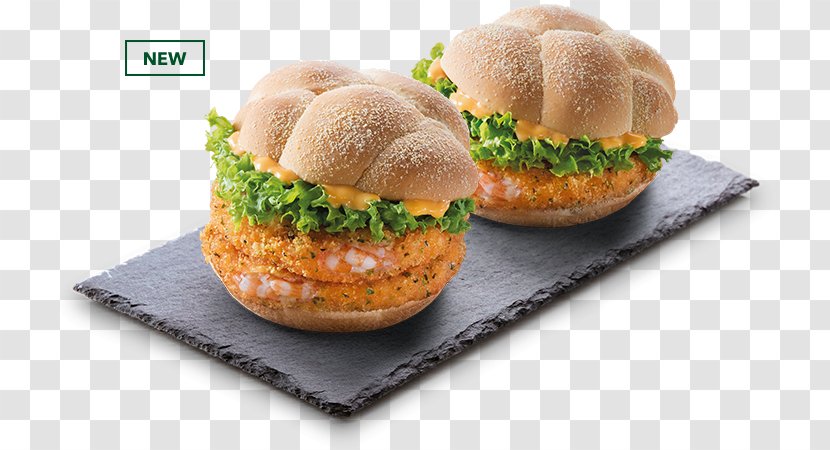 Slider Breakfast Sandwich Vegetarian Cuisine Fast Food Veggie Burger - Vetkoek - Nori Seaweed Transparent PNG