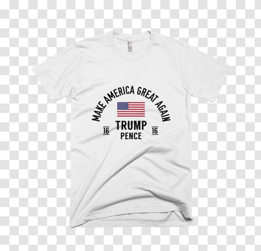 T-shirt Clothing Sleeve Sweater - Polyester - America Great Again 45th President Transparent PNG