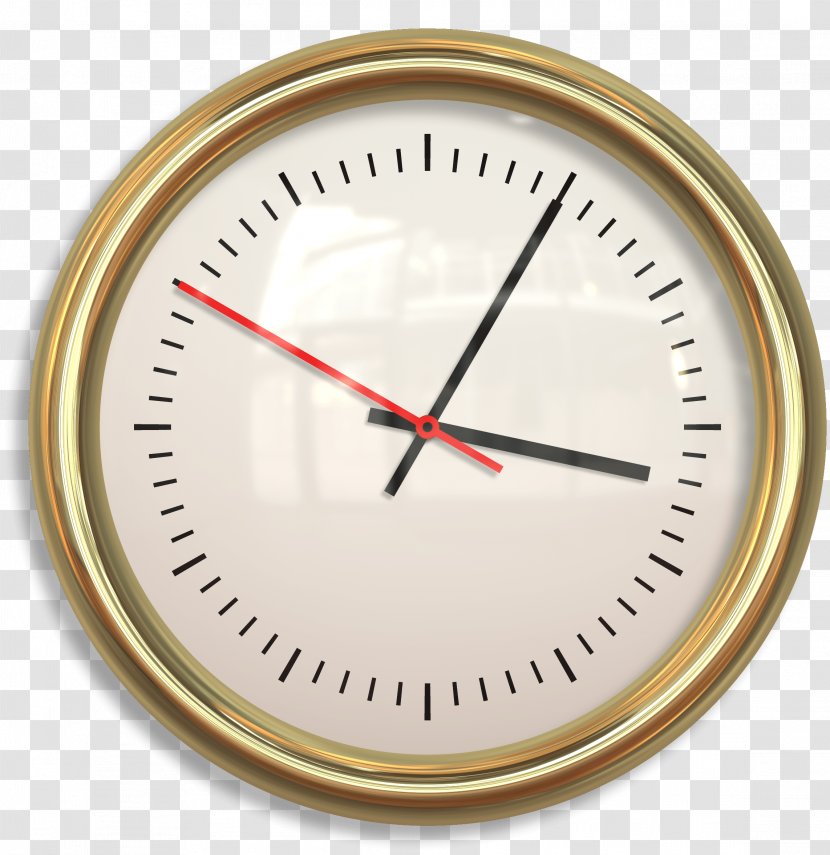 Clock Wall Furniture Elapsed Real Time Room - Acknowledgment - Image Transparent PNG