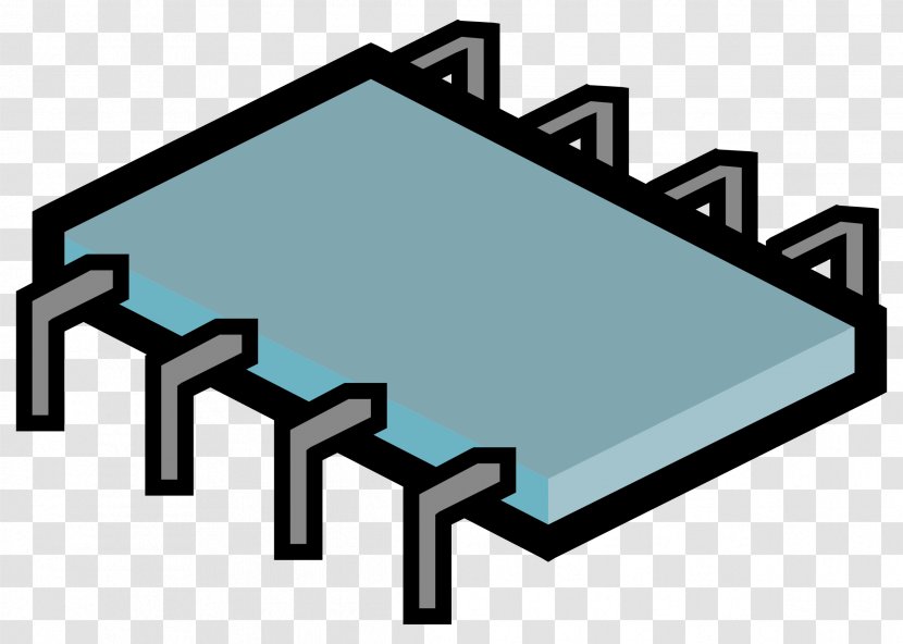 Integrated Circuits & Chips Central Processing Unit Clip Art - Rom - Chip Transparent PNG