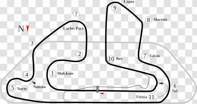 Autódromo Internacional Nelson Piquet De Curitiba Brazilian Grand Prix Formula 1 Algarve International Circuit - Heart Transparent PNG