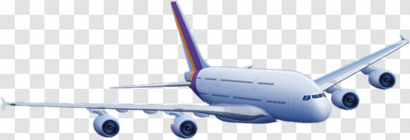 Airplane Wide-body Aircraft - Boeing - Material Transparent PNG