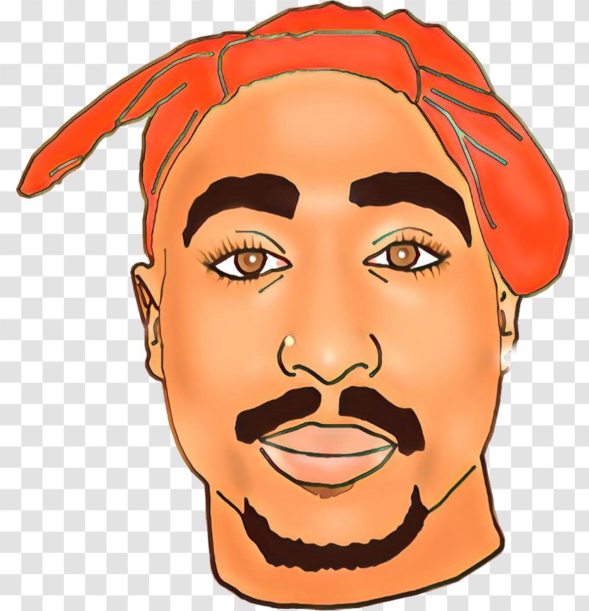 Tupac Shakur Thug Theory Nose Illustration Cheek - Jaw Transparent PNG