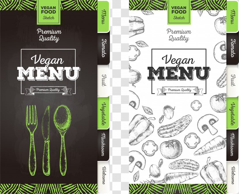 Smoothie Vegetarian Cuisine Hot Pot Menu - Logo - Vector Cover Design Transparent PNG