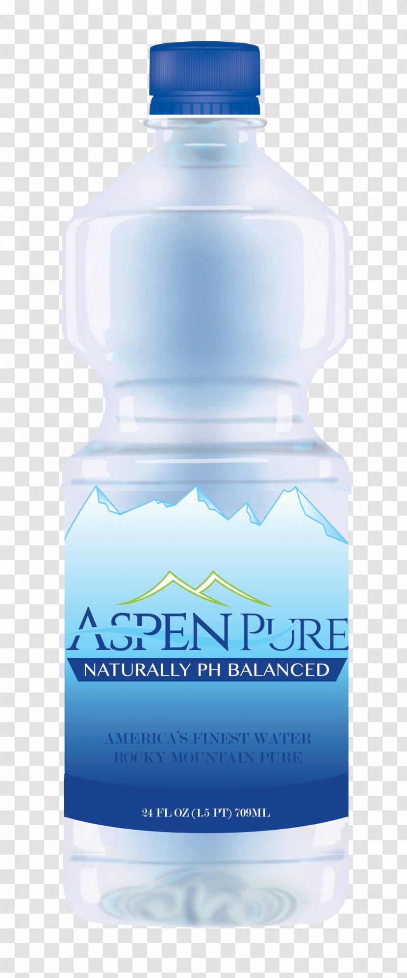 Mineral Water Bottles Aspen Pure - Bottle Transparent PNG