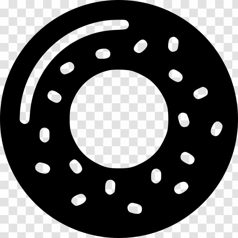 Donuts Coffee And Doughnuts Food - Black White Transparent PNG