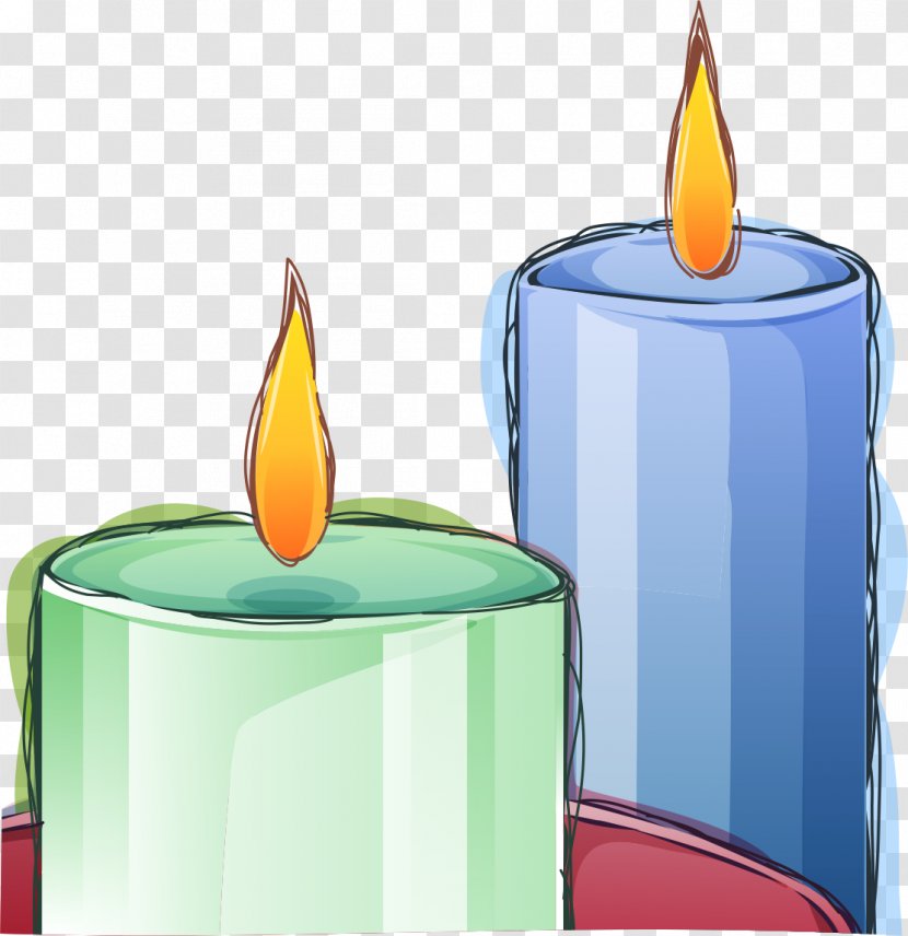 Drawing .de - Wax - Hand-painted Candles Transparent PNG