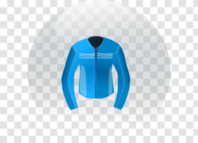T-shirt Jacket Clip Art - Blue Transparent PNG