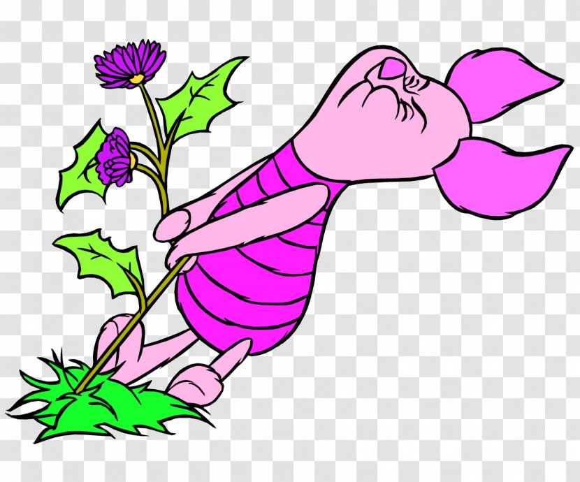 Piglet Winnie The Pooh Clip Art - Purple Transparent PNG