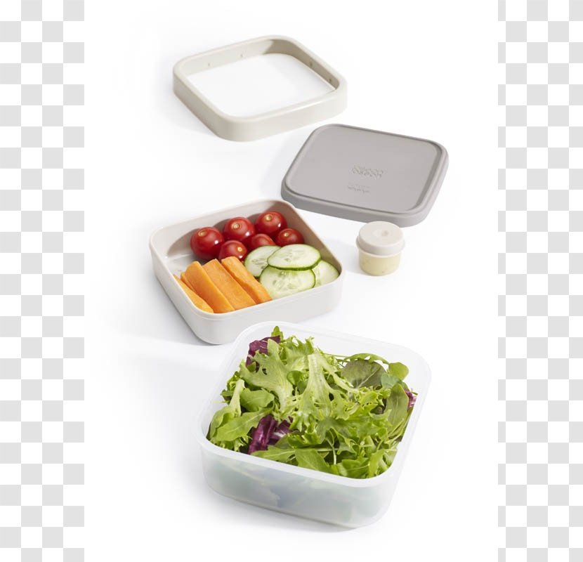 Salad Bento Vinaigrette Box Food - Plastic Transparent PNG