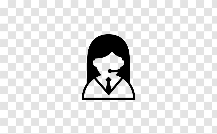 Call Centre Woman Customer Service - Logo - Secretary Transparent PNG