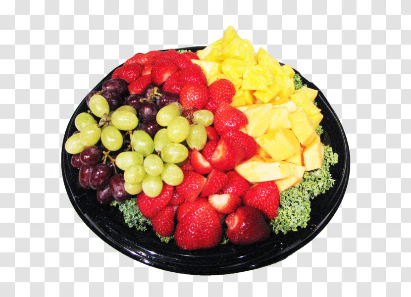 Strawberry Fruit Salad Vegetarian Cuisine Platter - Natural Foods Transparent PNG