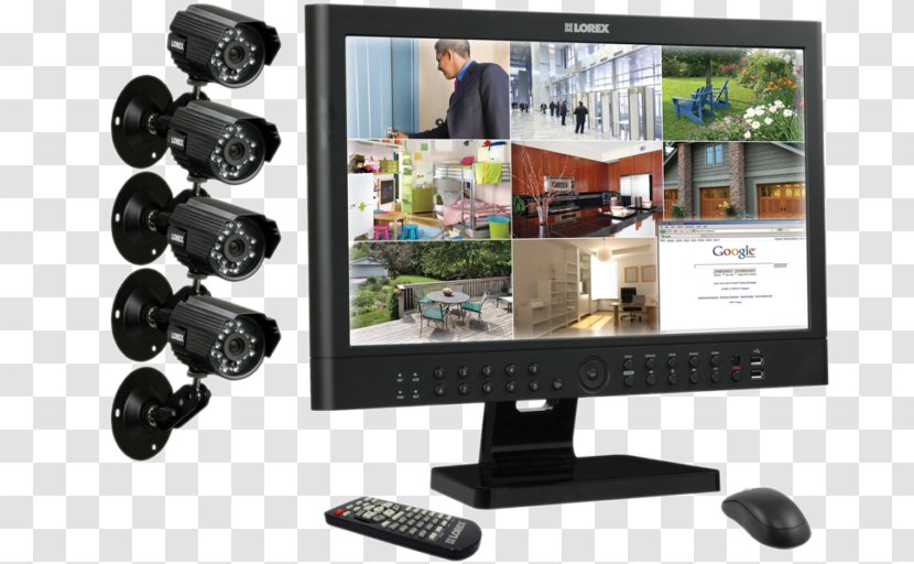 Wireless Security Camera Closed-circuit Television Surveillance Digital Video Recorders - Output Device Transparent PNG
