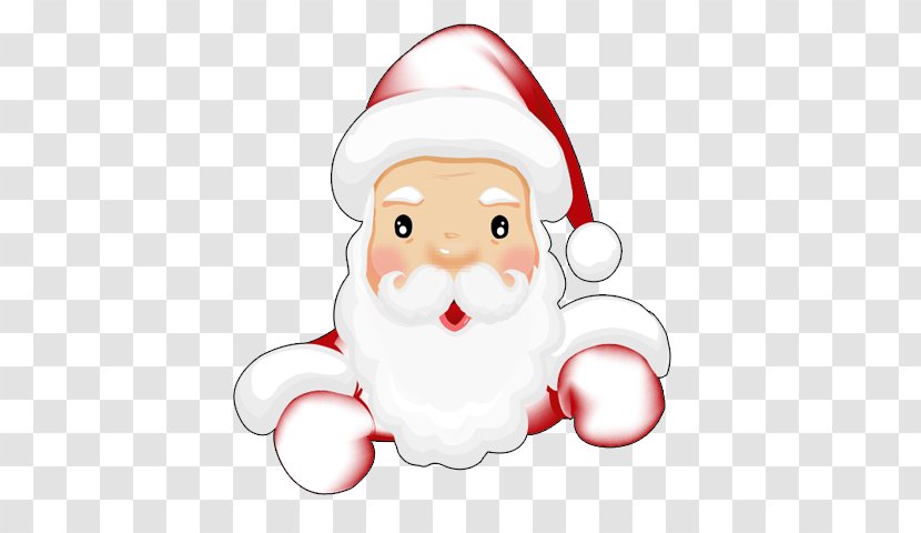 Santa Claus Beard - Christmas Ornament Transparent PNG