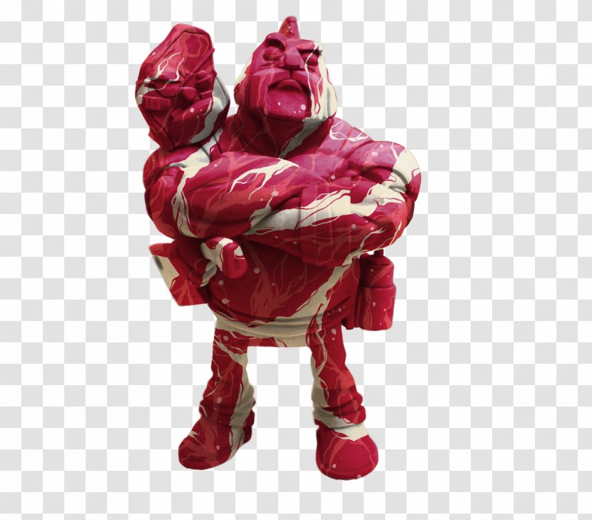 Figurine Maroon Character Fiction - Lethal Transparent PNG
