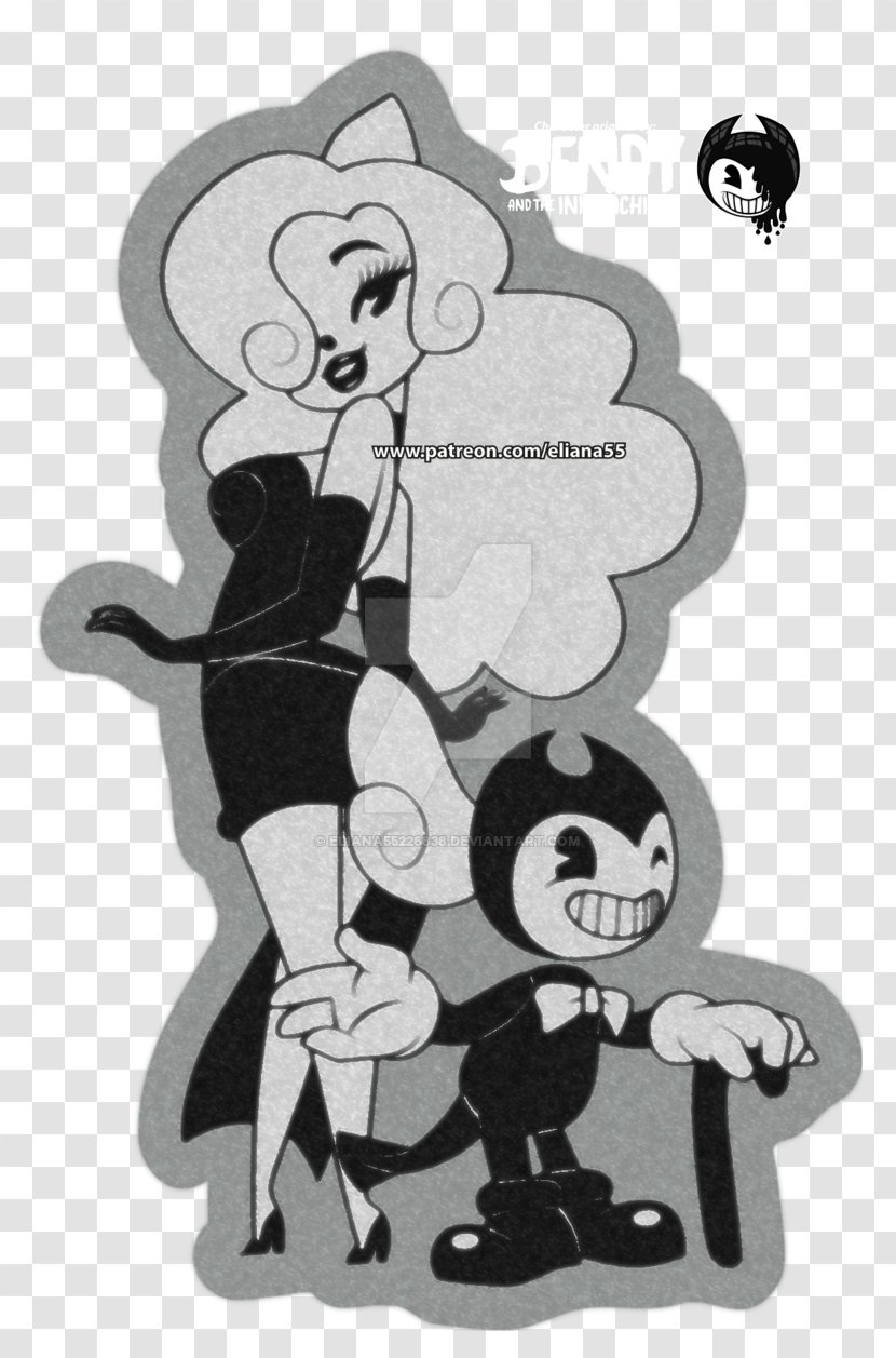 Bendy And The Ink Machine Game Television Drawing - Alice Cat Transparent PNG
