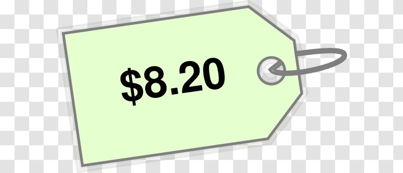 Price Tag Clip Art - Green - Text Transparent PNG