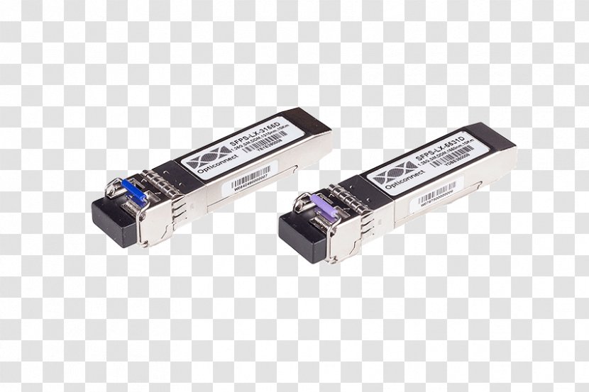 Small Form-factor Pluggable Transceiver Multi-mode Optical Fiber Gigabit Ethernet - Singlemode - Optics Transparent PNG