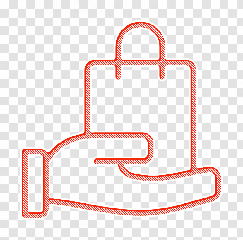 Shopping Bag Icon Lineal Ecommerce Icon Delivering Icon Transparent PNG