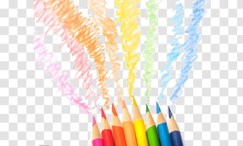 Paintbrush Watercolor Painting Colored Pencil - Oily Color Transparent PNG