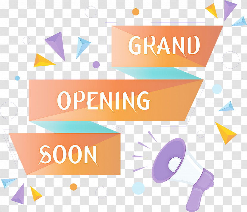 Grand Opening Soon Transparent PNG