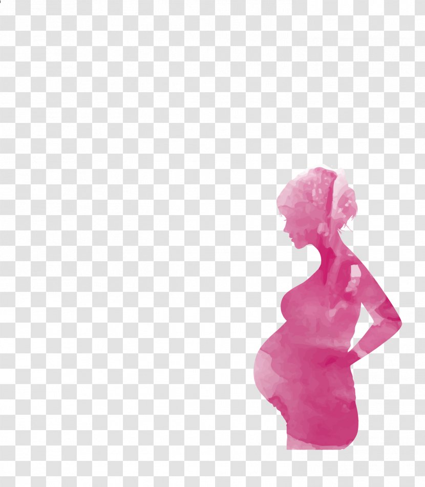 Mothers Day Pregnancy Woman - Infant - Vector Painted Pregnant Women Transparent PNG