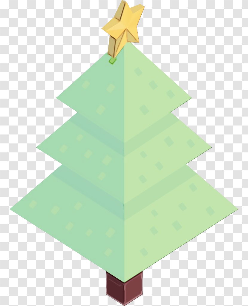 Christmas Tree - Paint - Interior Design Conifer Transparent PNG