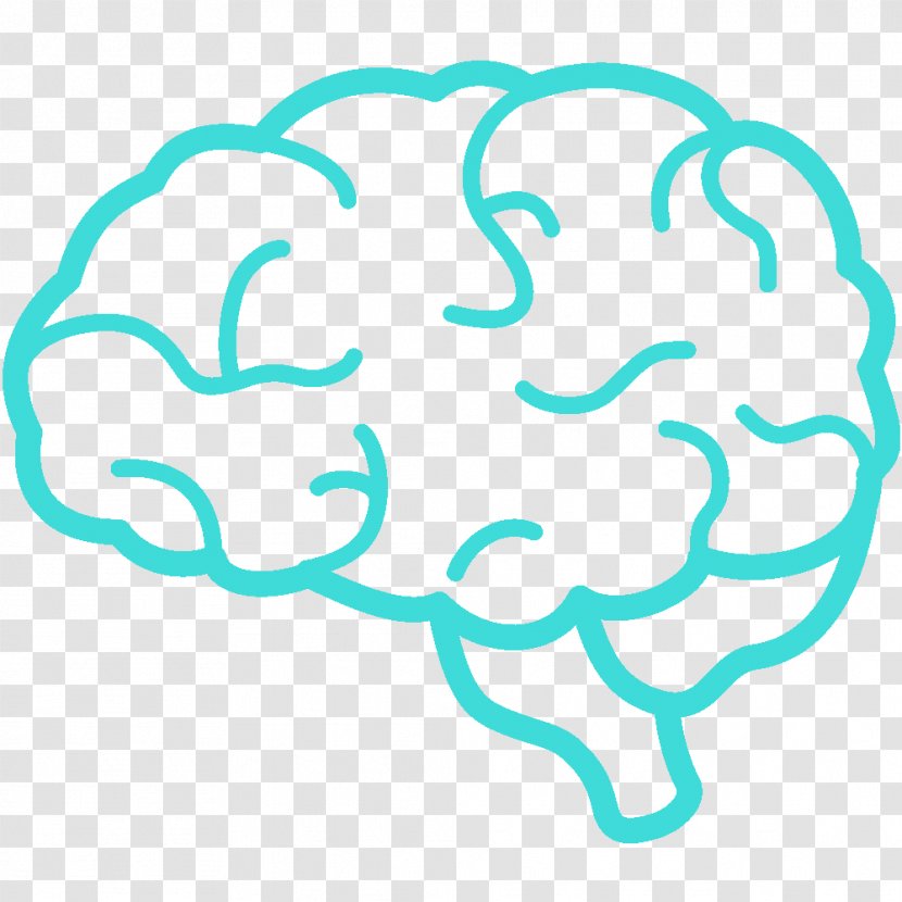 Outline Of The Human Brain Clip Art - Cartoon - Thinking Transparent PNG