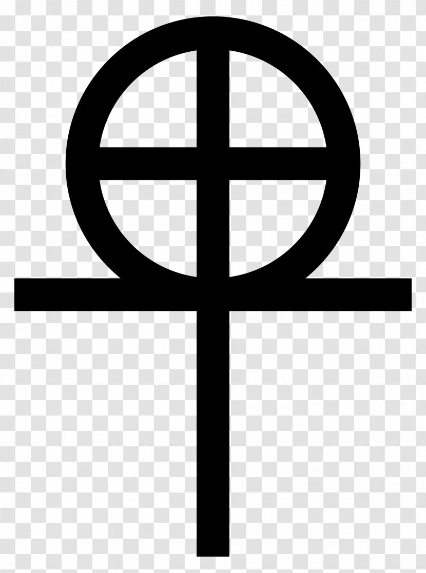 Coptic Cross Christian Copts Ringed - Text Transparent PNG