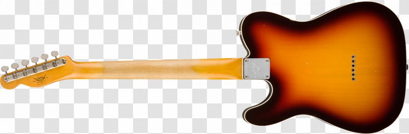 Acoustic Guitar Electric Fender Stratocaster Sunburst Libidibia Ferrea - Silhouette Transparent PNG