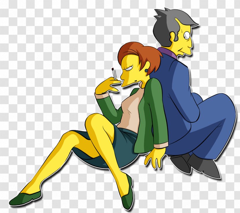 Edna Krabappel Fat Tony DeviantArt Actor - Simpsons - Mode Transparent PNG