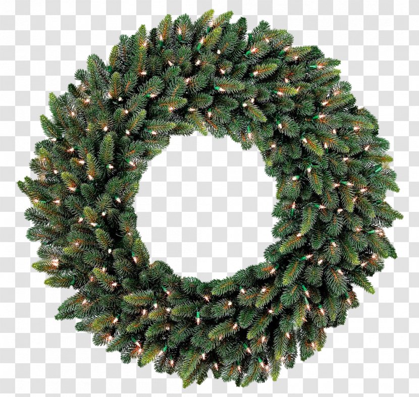 Wreath Christmas Garland Pre-lit Tree Transparent PNG