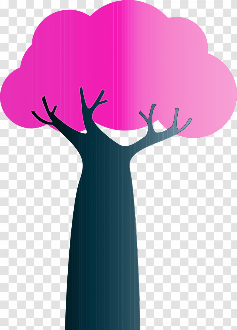Flower Pink M Antler M-tree Meter Transparent PNG
