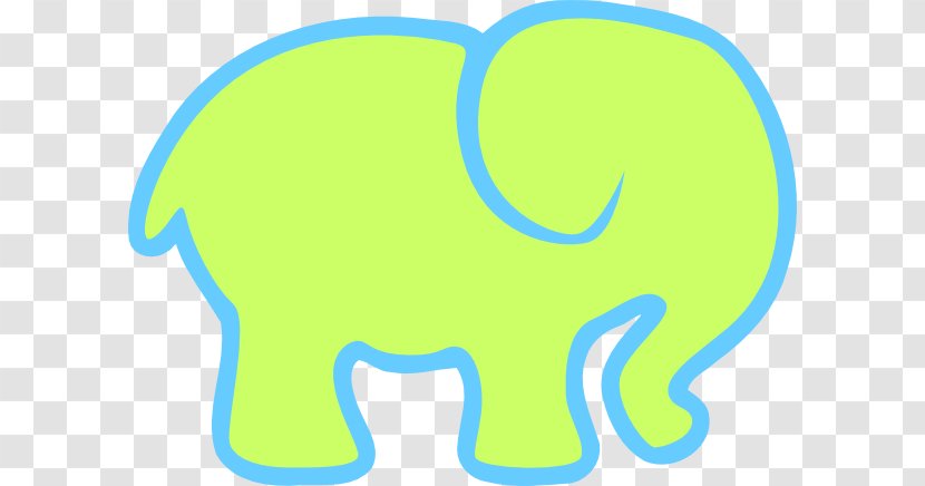 Big Elephants Clip Art - Grass - Elephant Blue Transparent PNG