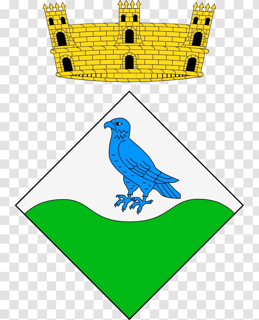 Castellcir Santpedor Coat Of Arms Castellnou De Seana Escutcheon - Wing - Escut Terrassa Transparent PNG
