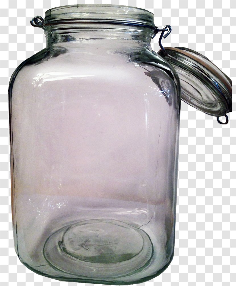 Glass Gubbinal Mason Jar Bottle Lid Transparent PNG