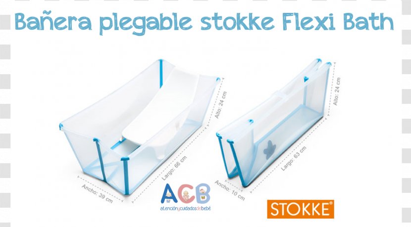 Flexibath Foldable Baby Bathtub Stokke Flexi Bath Plastic Stokke/Grupo Gobelec BañeraStokke Sin Soporte -Transparente Product Design - As - Bathrooms Transparent PNG