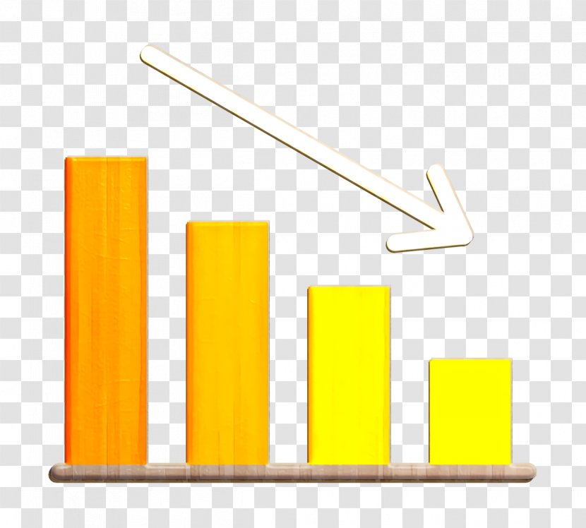 Graph Icon Business - Yellow Transparent PNG