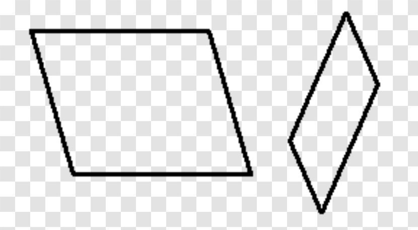 Rhomboid Area Angle Rhombus Trapezoid - Symmetry - SLANT Rectangle Transparent PNG