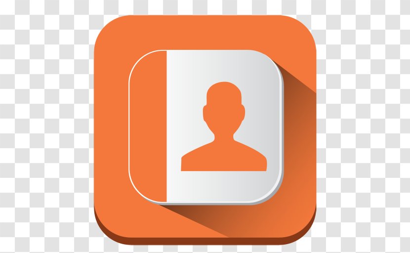 Android Google Contacts Button Contest IOS 7 - Orange Transparent PNG