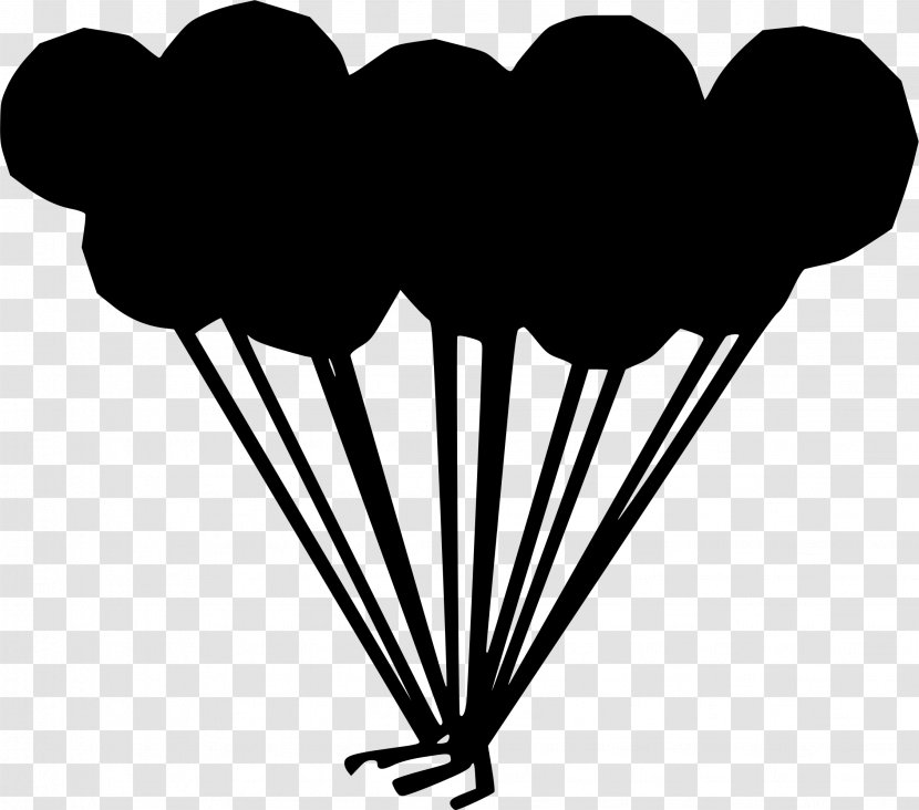 Clip Art Balloon Image Download - Black And White Transparent PNG