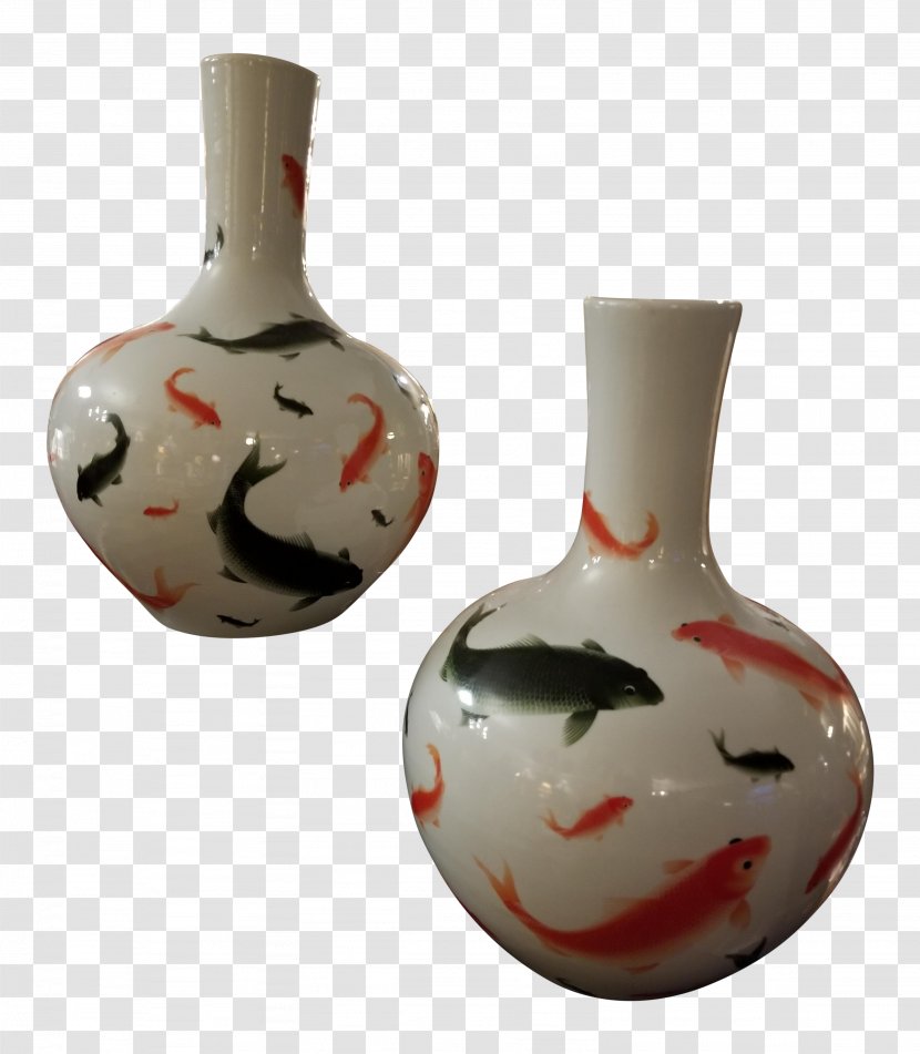 Vase Arita Ceramic Pottery Fukagawa, Tokyo - Porcelain Transparent PNG