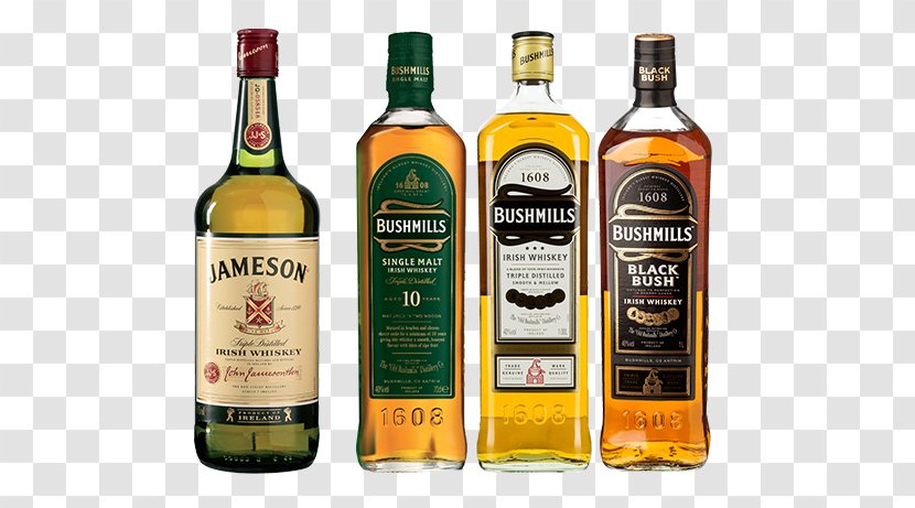 Scotch Whisky Old Bushmills Distillery Single Malt Irish Whiskey - Drink Transparent PNG