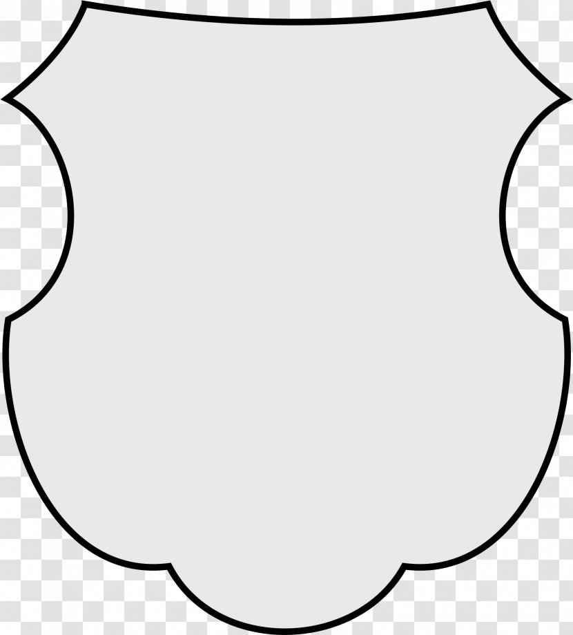 Coat Cartoon - Line Art - Round Shield Transparent PNG
