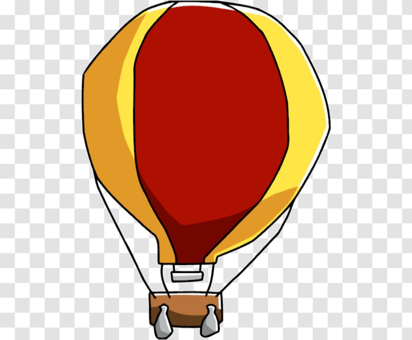 Scribblenauts Unlimited Hot Air Balloon Airplane Clip Art - Area Transparent PNG
