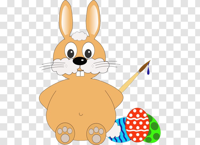 Easter Bunny Egg Clip Art - Tail - Watercolor Transparent PNG