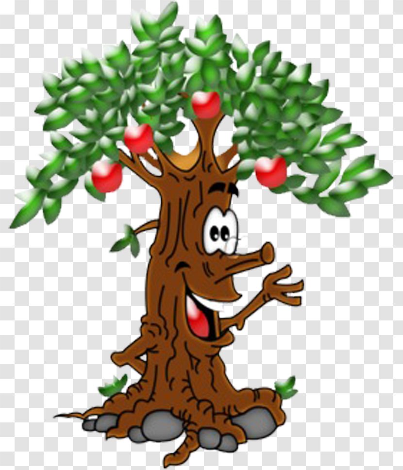 Tree Clip Art Shrub Apples Forest - Fictional Character Transparent PNG