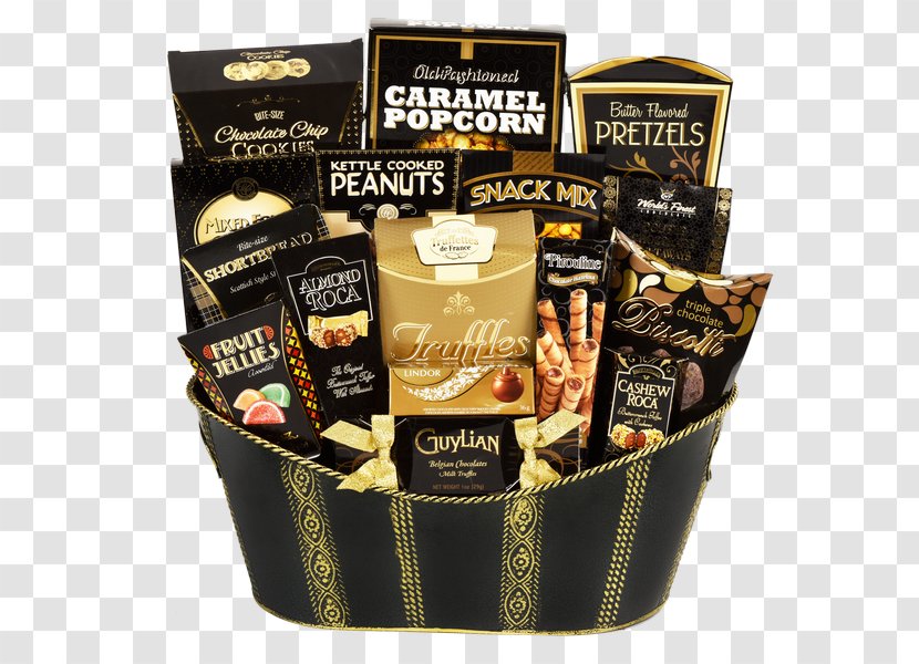 Food Gift Baskets Chocolate Candy - Hamper - Flat Popcorn Chips Transparent PNG