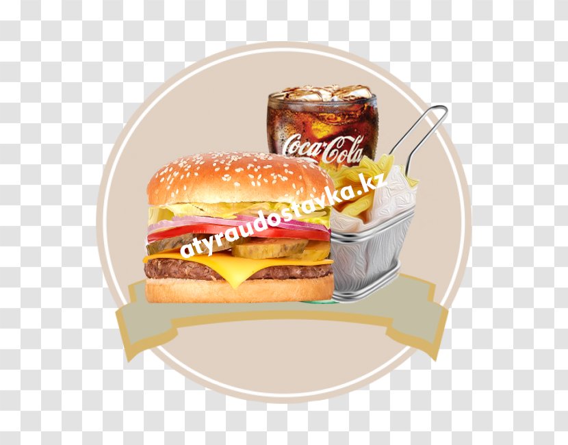 Breakfast Sandwich Cheeseburger Fast Food Whopper Hamburger - Burguer Combo Transparent PNG