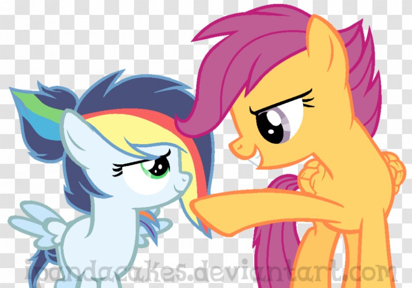 Pony Rainbow Dash Scootaloo Rarity Daughter - Frame - My Little Transparent PNG
